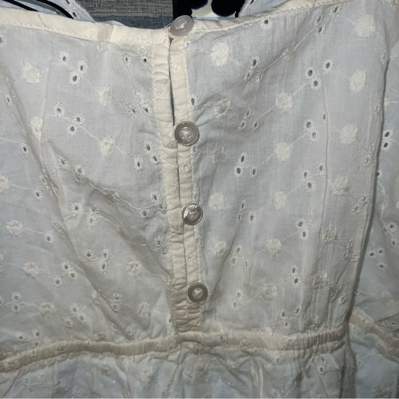 White Eyelet Romper XL - Picture 5 of 12